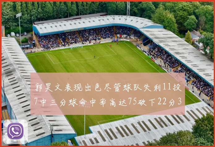 郭昊文表现出色尽管球队失利11投7中三分球命中率高达75砍下22分3篮板3助攻